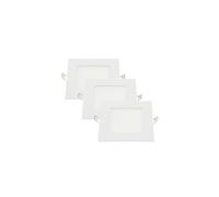 Pannello LED Incasso 11Cm 6W Slim Quadro Alimentatore Incluso 6000K Pezzi 3