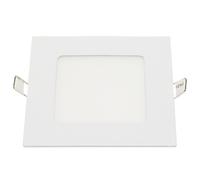 Pannello LED Incasso 11Cm 6Watt Slim Quadro Soffitto Alimentatore Incluso - CONFEZIONE: 1 pz., Temperatura colore Lampada: 6000K Bianco Freddo