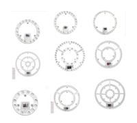 Pannello LED Pannello luci a LED rotonde Modulo Plafoniere Pannello dimmerabile 220V Sostituzione LED for lampada circolare Ventilatore a soffitto luce fissa con magnete ( Size : 15in white 100W )