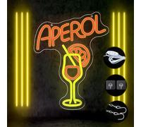 Pannello LED per cocktail, con luce al neon, personalizzabile, in acrilico, decorazione da parete, per bar, ristorante, feste