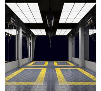 Pannello LED per officina SOGI LAM-9P - 9 pannelli - luce fredda 6500 K - 80 W [EEK: Non Applicabile]