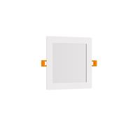Pannello LED Quadrato 15W 1.500lm Foro 155x155mm Osram chip LED Colore Bianco Caldo 3.000K