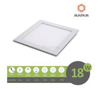 Pannello led quadrato 6 12 18W da incasso luce soffitto bianco naturale calda