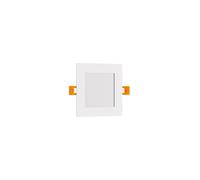 Pannello LED Quadrato 8W 800lm Foro 110x110mm Osram LED Dimmerabile Colore Bianco Caldo 3.000K