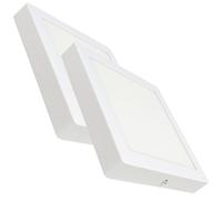 Pannello LED quadrato da 210 mm, 20 W, 1800 lm, driver esterno incluso, installazione a soffitto o parete, design moderno e compatto, luce uniforme senza flicker, ideale per corridoi, cucine, bagni o