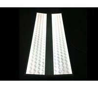 Pannello Led Rettangolare A Sospensione 60W 120X30 Stile Moderna Con Curva