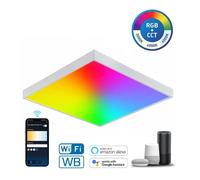 Pannello LED RGB 62x62 120x60 CCT dimmerabile cambio colore plafoniera slim con