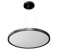 Pannello LED Rotondo a Sospensione 50W Slim CCT Ø600mm IP20 - Nera