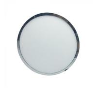 PANNELLO LED ROTONDO METALLO CROMATO SUPERFICIALE 18W SMD VT1805RD