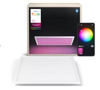 Philips Hue White&ColorAmbiance Surimu, Plafoniera LED Smart, Bluetooh, Controllo Vocale 60 W, Base Quadrata, 16 Milioni di Colori