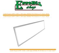 PANNELLO LED SOSPENSIONE INCASSO 120x30 45W 3000K 4500K 6000K PLAFONIERA SLIM