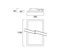 Pannello LED Sylvania Start, 120 x 30 cm, 840, DALI, 29 W Sylvania