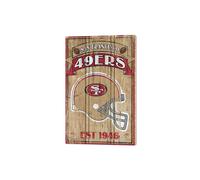PANNELLO LEGNO WINCRAFT ESTABLISHED 38 X 61 CM SAN FRANCISCO 49ERS