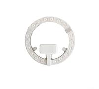 Pannello Luce LED Rotondo Magnetico Risparmio Energetico | Installazione magnetica rapida, nessun per attrezzo necessario, design compatto 12cm, per luce bianca brillante