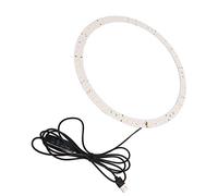 Pannello Luminoso a LED a Forma di Cerchio Pannello Lampada a LED Anulare Pannello Rotondo di Ricambio per Lampadina a LED Ricarica USB Lampada a LED Anulare Lampade Cerchio LED