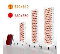 Pannello luminoso intelligente per terapia della luce rossa, luce per terapia NIR, LED, bellezza viso e corpo, 630 nm, 660 nm, 810 nm, 850 nm 600W-4S