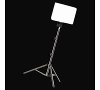 Pannello luminoso per fotografia a LED con luminosità, supporto per treppiedi per riprese in studio e luce per trasmissione live smartphone in streaming live