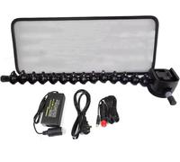 Pannello Luminoso più Grande Auto Dent PDR Light con Due Batterie da 3000 mAh E Un Dock di Ricarica Rapida 9 Stili di Luce Regolazione Strumento di Riparazione Ammaccature S, Without Battery