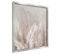 Pannello Magnetico 50x50 cm | con Cornice Argento | Lascia La Natura