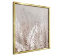 Pannello Magnetico 50x50 cm | con Cornice Oro | Lascia La Natura