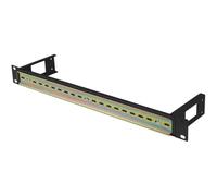 Pannello Montaggio Lanberg AK-1801-B Binario DIN TS-35 19" Nero RAL9004 1U