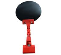 Pannello oscurante per saldatura 6x13 pollici Protezione a clip regolabile portatile da scintille e detriti Rosso