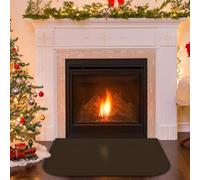 Pannello parascintille: piastra per camino, 102 x 50 cm, ignifugo, per camini, base ignifuga, per proteggere il pavimento dalle scintille, tappetino ignifugo