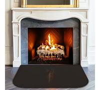 Pannello parascintille: piastra per camino, 50 x 80 cm, ignifugo, per camini, base ignifuga, per proteggere il pavimento dalle scintille, tappetino ignifugo