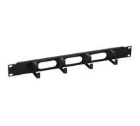 Intellinet Pannello passacavi 204279 – 3 fori, 1U, Nero