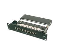 Digitus Pannello patch DN91608S Cat.6 1U 8 porte schermato nero