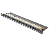 DN-91624U-SL-SH - Patchpanel, 19 Marter, 24 Port, Cat.6, 0,5 HE