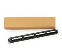 Pannello Patch 19 Non Schermato Utp 24 Porte 8 Poli Rj45 Per Reti Categoria 5E