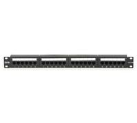 PANNELLO PATCH 19" NON SCHERMATO UTP 24 PORTE 8 POLI RJ45 PER RETI CATEGORIA 5E
