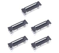 Pannello patch a 8 porte per montaggio a parete in plastica per data center versatile Cat. 6