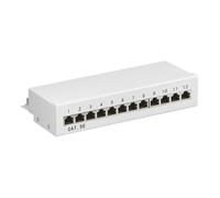 Pannello patch Cat5e, Patch panel, 12 porte, Desktop, 12 velocità