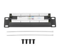 Pannello Patch Di Rete UTP Cat6 8 Porte Non Schermato Monte A Parete In ABS Con Basso Perdita Di Ritorno Ideale Per Ambienti Domestici E Aziendali Con Accessori Completi