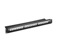Pannello patch Goobay 24 porte Cat. 6 UTP 1U Nero