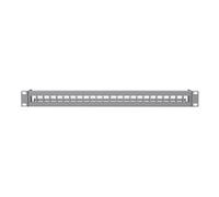 Pannello Keystone Ubiquiti UACC-Rack-Panel-Patch-Blank-24 grigio 1U 24 porte barra di gestione