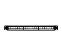Link Pannello Patch Vuoto 24 Porte, Nero