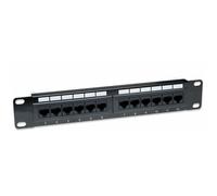Pannello Patch per rack 10'' 12p UTP Cat.6A