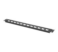 Pannello patch XLR Patchbay 1U serie D, pannello con 12 connettori perforati, pannelli audio per montaggio su rack per audio, mixer, altoparlanti, AV, computer, XLR, HDMI (1U12D)