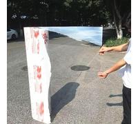 Pannello PC Trasparente Anti neve e Termoisolante Lastre Policarbonato Tettoia per Serre, Giardini, Lucernari, Finestre Per Soffitte(1x1m/3.28x3.28ft)