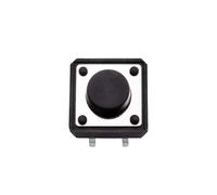Pannello PCB On Off Momentaneo Tattile Micro Mini Interruttore Pulsante DC12V 4 Pin DIP 12x12 H=5/6/7/8/9/10/12/13/15/16mm 50 Pezzi(H11.0mm)