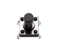 Pannello PCB On Off Momentaneo Tattile Tact 4 Pin Micro Mini Interruttore a Pulsante 12V DIP TV Reset Nero 4,5 * 4,5 H=4/5/6/7/8/9mm 50 Pezzi(H4.0mm 50pcs)