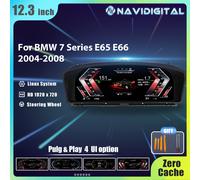 Pannello per cruscotto Lcd automatico da 12.3 pollici per BMW serie 7 E65 E66 2004-2008 Display per strumenti a grappolo Digitale muslimah