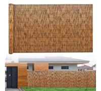 Pannello per la privacy per esterni, rotoli decorativi per recinzioni naturali, per cortile, veranda, piscina e tetto, tenda versatile per la privacy (160 x 200 cm)