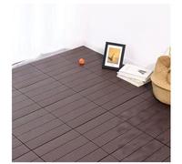 Pannello per pavimento di giunzione in legno-plastica per balcone esterno Terrazza Giardino Anticorrosione Pavimentazione coordinata fai-da-te Strutturata B 30 * 30 * 2cm