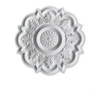 Pannello per plafoniere in PU per interni con design fantasia per il posizionamento su pareti o soffitti, adatto per salotti, cantine e ambienti umidi (48 cm)