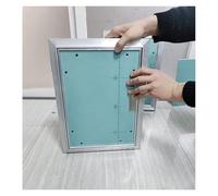 Pannello per porta di accesso in alluminio con serratura, dimensioni personalizzate, porta di accesso isolata resistente al fuoco per cantina, garage, balcone, bagno, copertura per fori di servizio da