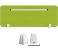 Pannello per privacy verticale con porta carte per tavolo, riduzione del rumore e interferenze visive, verde 30 x 80 cm, ideale per uffici e spazi di studio